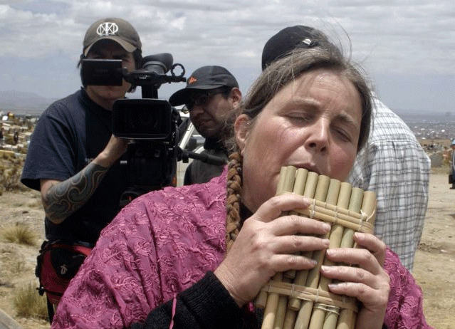 Lucy Plays Panpipes